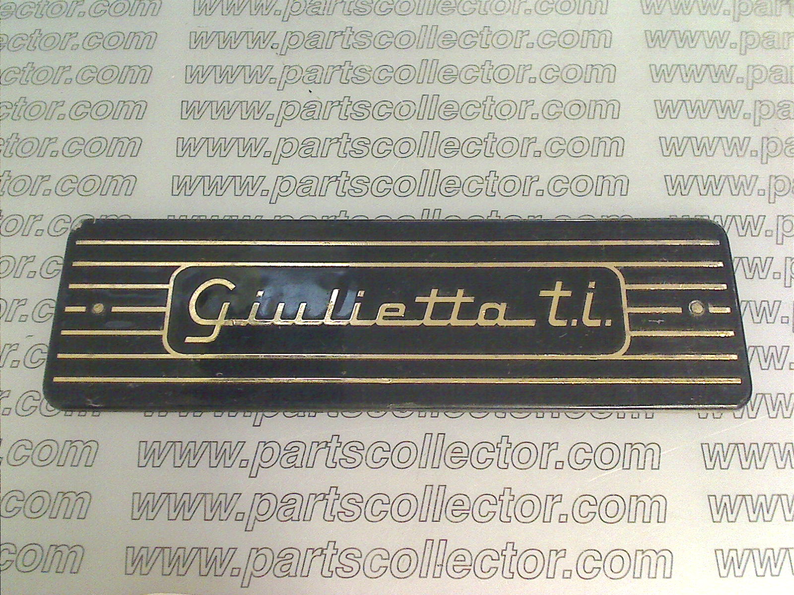 PLACCA  RADIO GIULIETTA t.i.